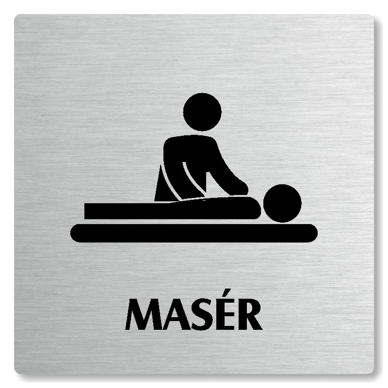 Masér, 100x100mm, stříbrná, Nevada